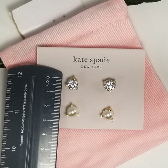 Kate Spade Rise & Shine Stud Earrings 2 Pairs - NEW - Picture 5 of 5
